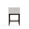 Manhattan Comfort Kingsley Counter Stool in Ivory and Dark Walnut CS005-IV - alternate 4